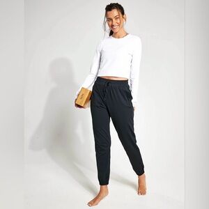 Girlfriend Collective | Reset Jogger in Black Size Small